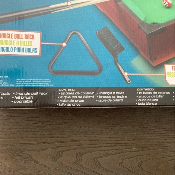 Mini Tabletop Pool Game Set - Picture 6 of 7